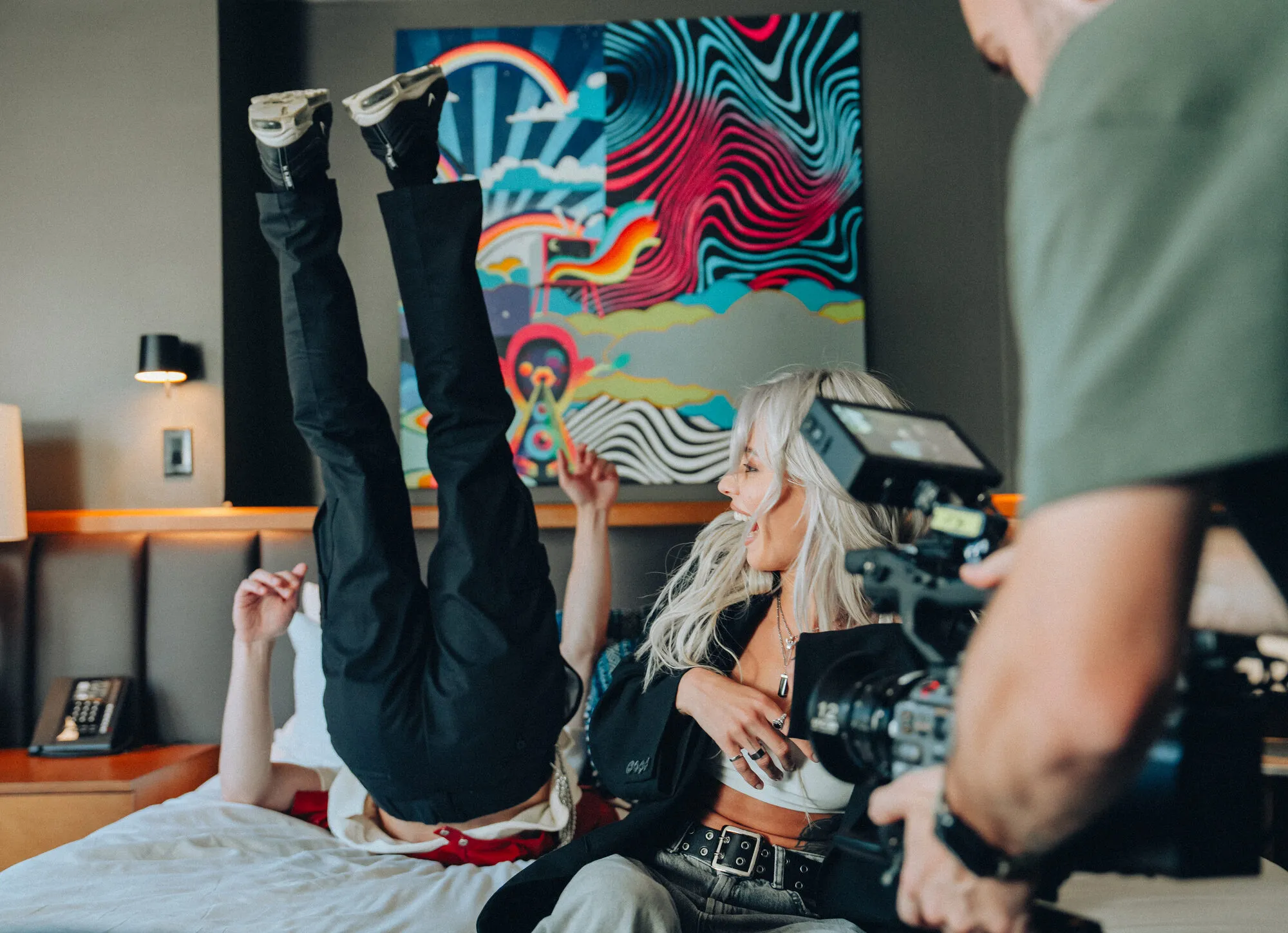 On set with DYLN Media