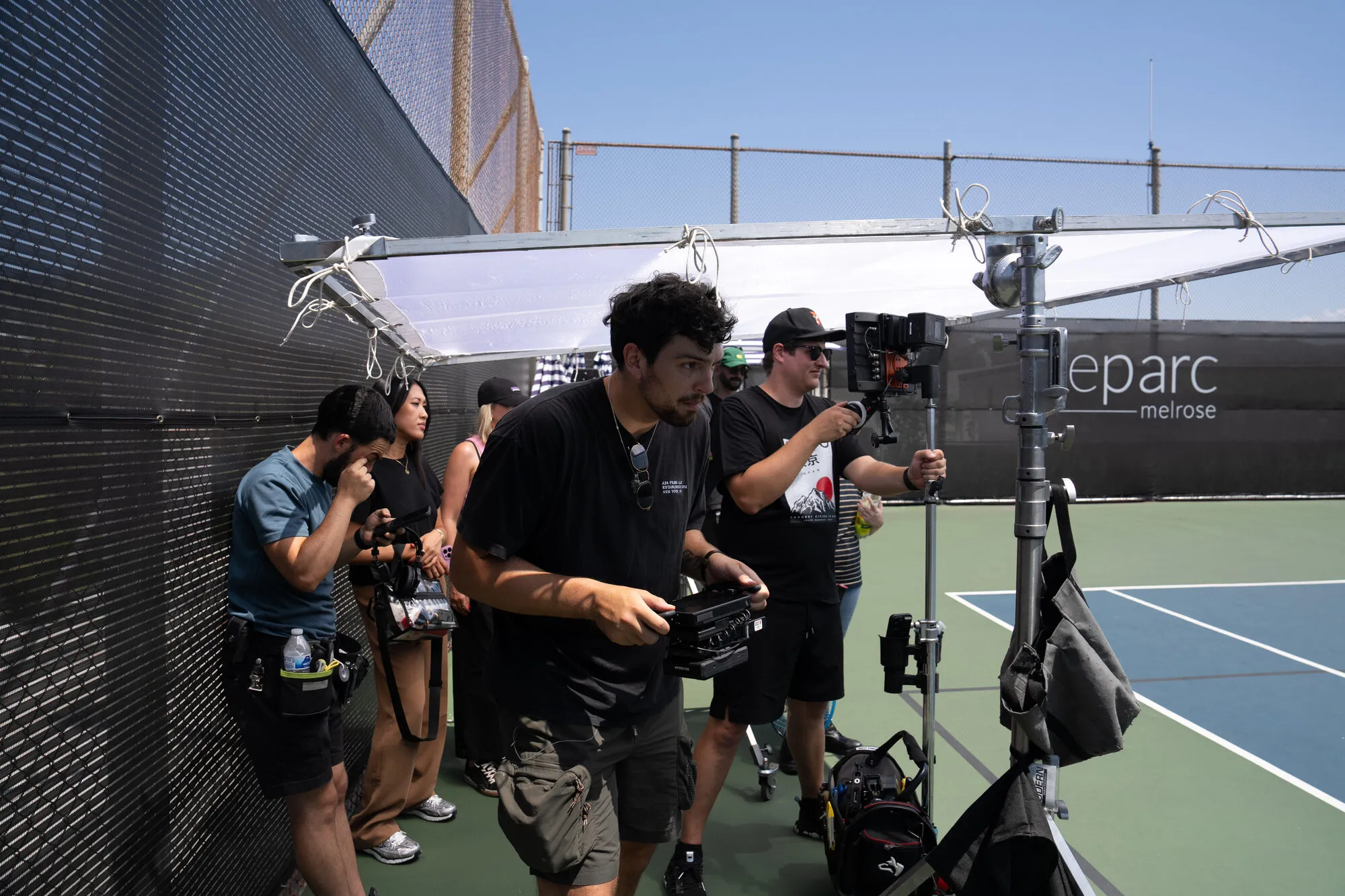 On set with DYLN Media